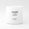 ALLEN* (white) candle