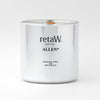 ALLEN* (silver) candle